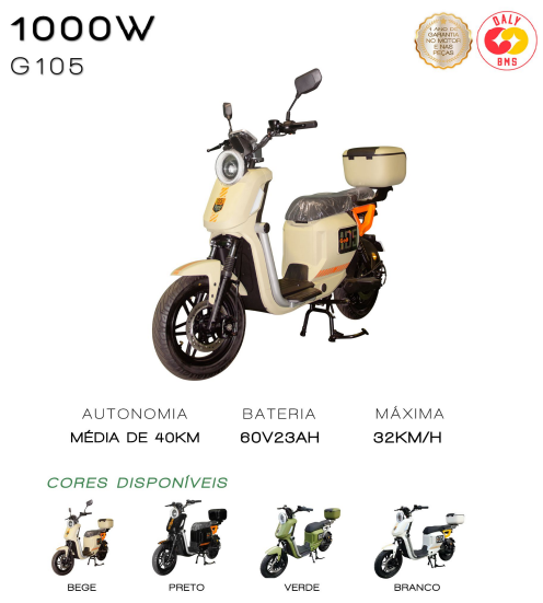 scooter elétrica g 105 1000w